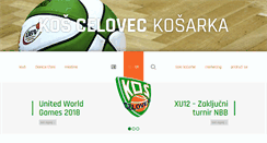 Desktop Screenshot of kosbasket.at